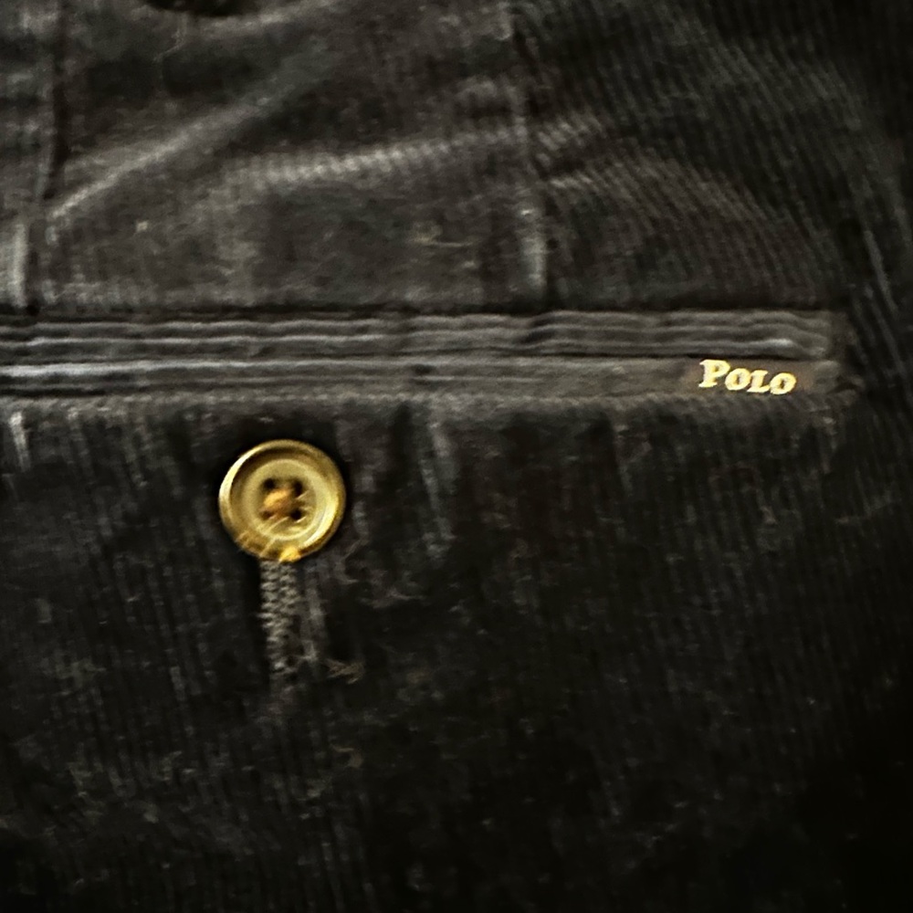 Polo Dark Navy Corduroy Pants